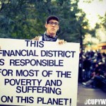 Protester i världen kritiserar den ekonomiska makten