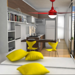 Ventiladores Keppe Motor Universe refrescarão casa sustentável Contein na FECONATI 2015
