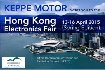 Keppe Motor will be at the Hong Kong Electronics Fair 2015 (Spring Edition)